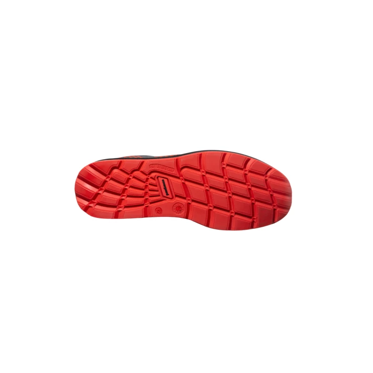 MILERITE SAFETY SHOES LOW GREY RED BLACK