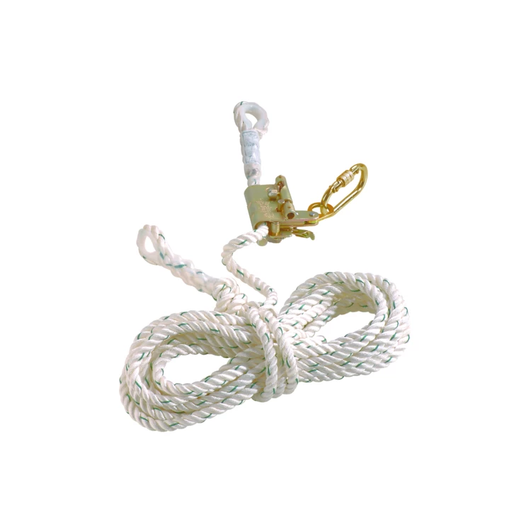 Fall arrestor on flexible anchorage line 14mm/10m ASTER