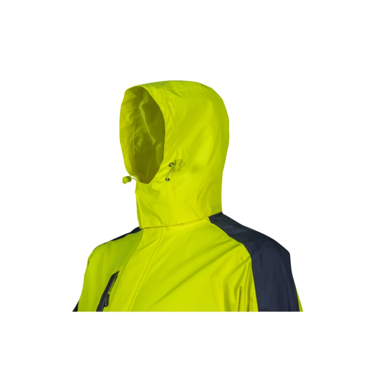 HOTARU Softshell jacket Yellow HV Navy