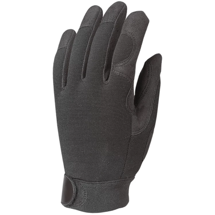 EUROSTRONG 930 gloves, blck synthetic, velcro*CAR*, S.