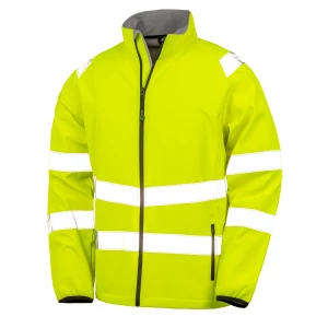 Recycled Printable Safety Softshell Jacket