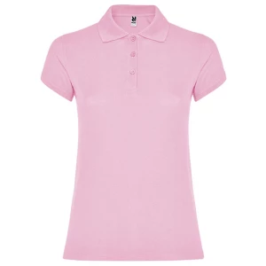 Women\u0027s\u0020Star\u0020Poloshirt - Light Pink 48