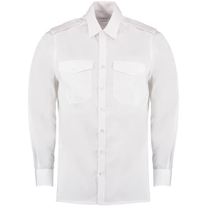Men's Tailored Fit Pilot Shirt Long Sleeve