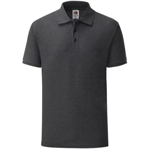 65\/35\u0020Piqu\u00E9\u0020Polo - Dark Heather Grey