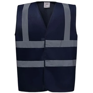 Hi\u002DVis\u00202\u0020Bands\u0020\u0026\u0020Braces\u0020Waistcoat - Navy