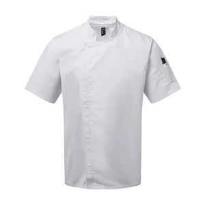 Chef's Zip-Close Short Sleeve Jacket