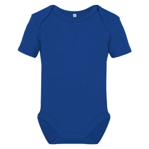 Organic\u0020Baby\u0020Bodysuit\u0020Short\u0020Sleeve\u0020Bailey\u002001 - Royal Blue