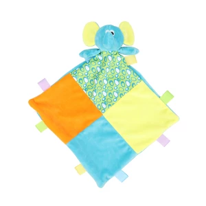 Baby Multi Coloured Comforter With Rattle