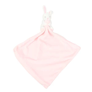 Baby\u0020Animal\u0020Comforter\u0020With\u0020Rattle - Pink Rabbit