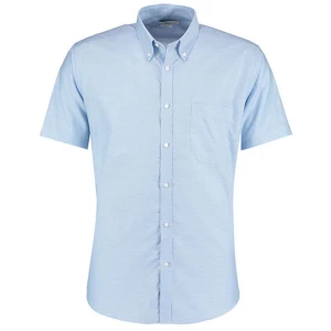 Men's Slim Fit Workwear Oxford Shirt Short Sleeve