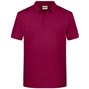 Men\u0027s\u0020Basic\u0020Polo - Wine