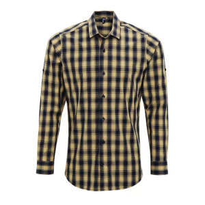 Men's Mulligan Check Cotton Long Sleeve Shirt