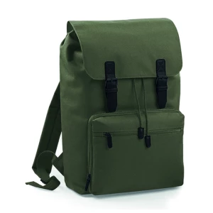 Vintage\u0020Laptop\u0020Backpack - Olive Green