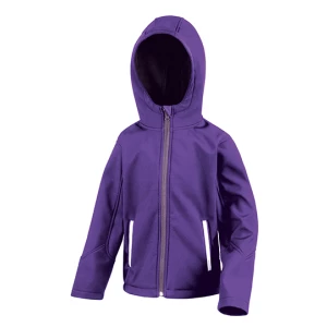 Youth\u0020TX\u0020Performance\u0020Hooded\u0020Soft\u0020Shell\u0020Jacket - Purple