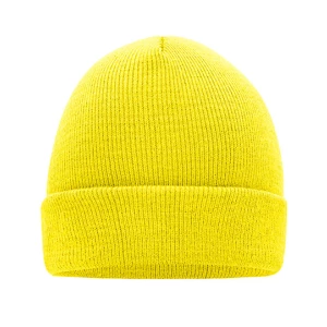 Knitted\u0020Cap - Yellow