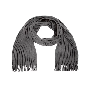 Ribbed\u0020Scarf - Anthracite