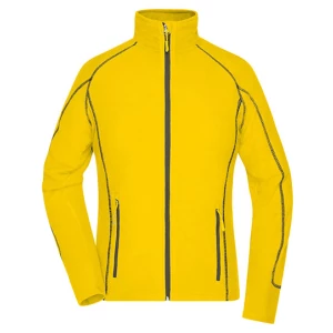 Ladies\u0027\u0020Structure\u0020Fleece\u0020Jacket - Yellow