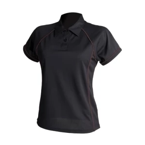 Ladies' Piped Performance Polo