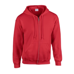 Heavy\u0020Blend\u2122\u0020Adult\u0020Full\u0020Zip\u0020Hooded\u0020Sweatshirt - Red