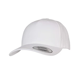 YP\u0020Classics\u00205\u002DPanel\u0020Premium\u0020Curved\u0020Visor\u0020Snapback\u0020Cap - White