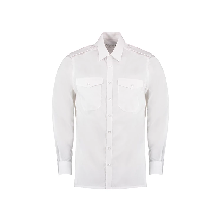 Men's Tailored Fit Pilot Shirt Long Sleeve