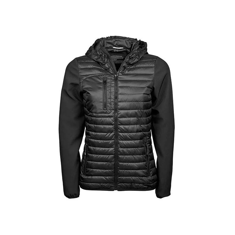 Women's Hooded Crossover Jacket
