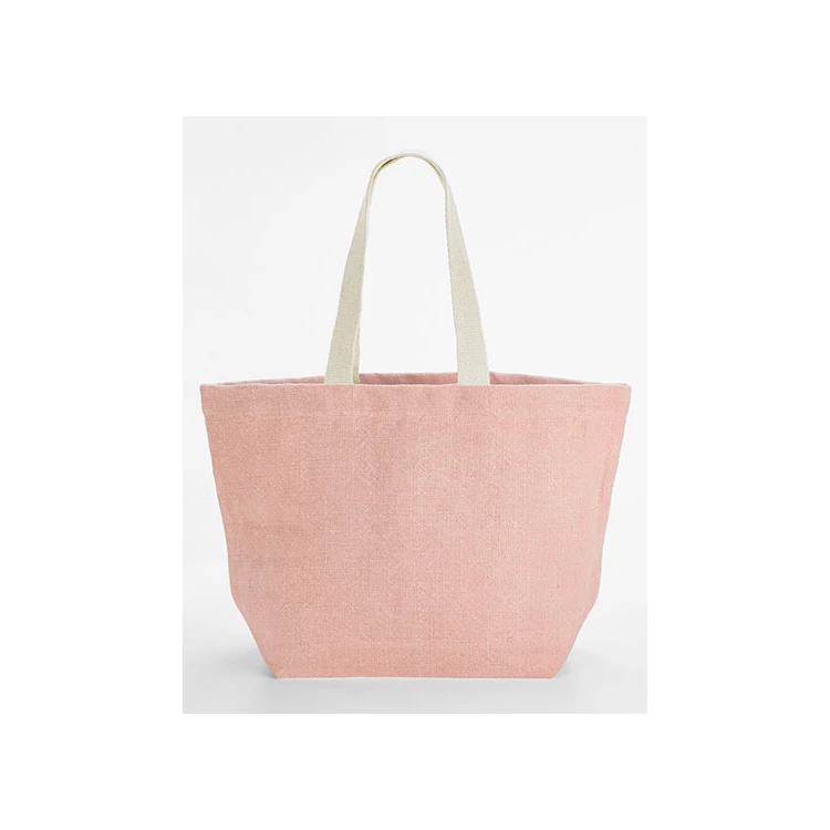 Soft Washed Jute Beach Bag