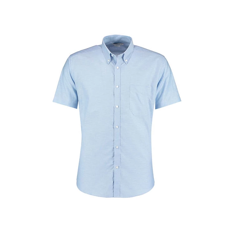 Men's Slim Fit Workwear Oxford Shirt Short Sleeve