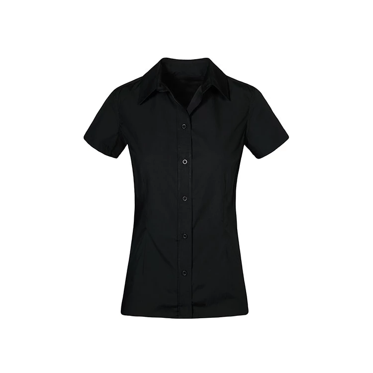 Women's Poplin Shirt Short Sleeve