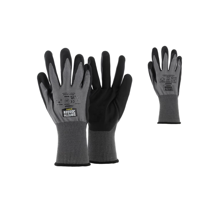 Snijbestendige HPPE (high performance polyethyleen) handschoen met schuimnitril coating