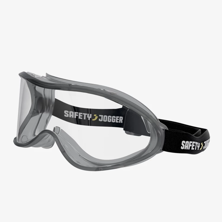 Comfortabele veiligheidsbril die beschermt tegen spatten en deeltjes