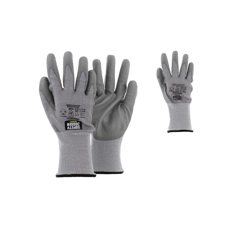 Snijbestendige HPPE (high performance polyethyleen) handschoen met polyurethaan coating